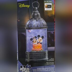 Disney Black and Purple Halloween Lantern with Mickey & Minnie
